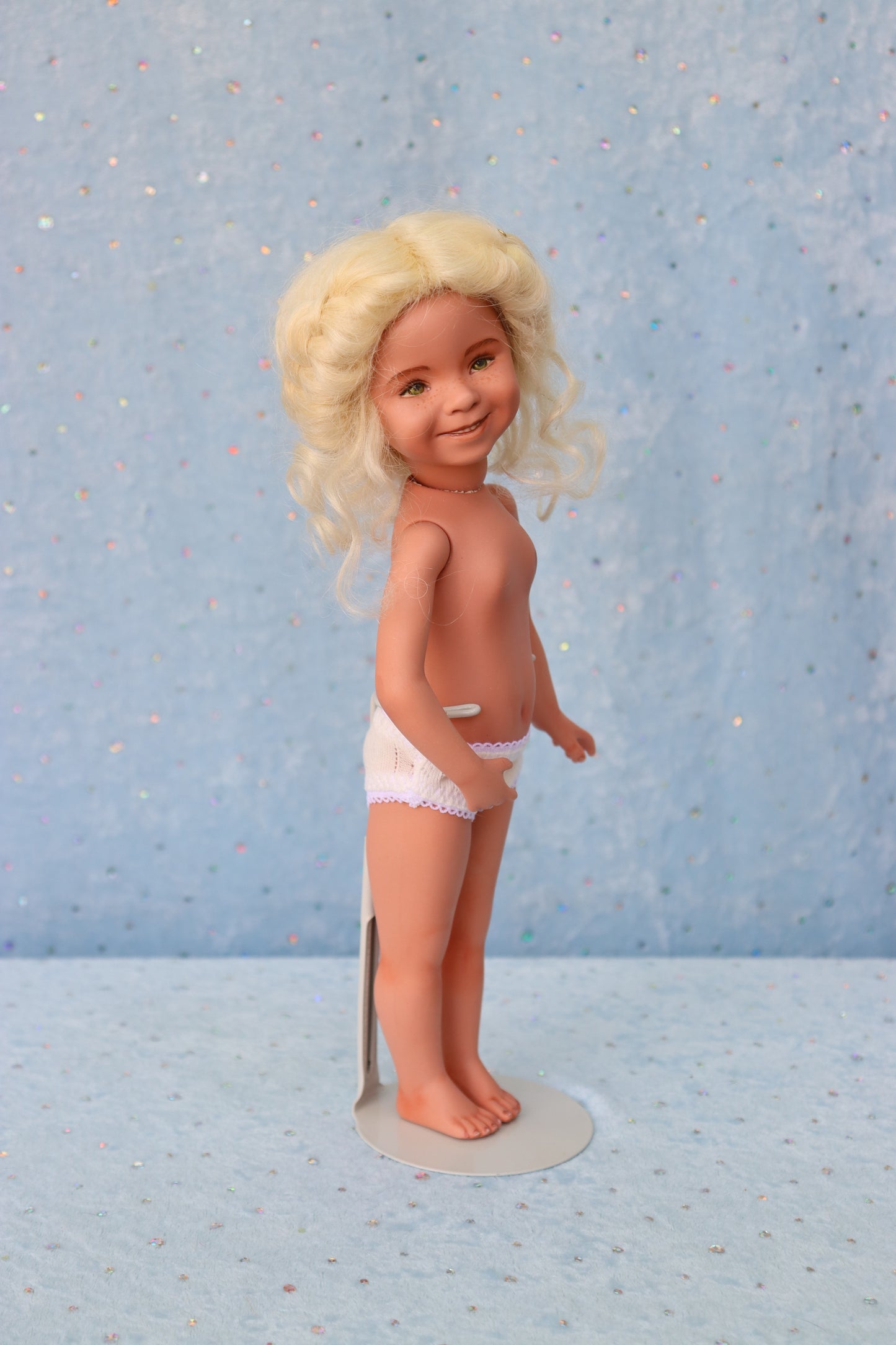 Carlie  - OOAK - 11" Porcelain Doll - from Dianna Effner mold - MAFD