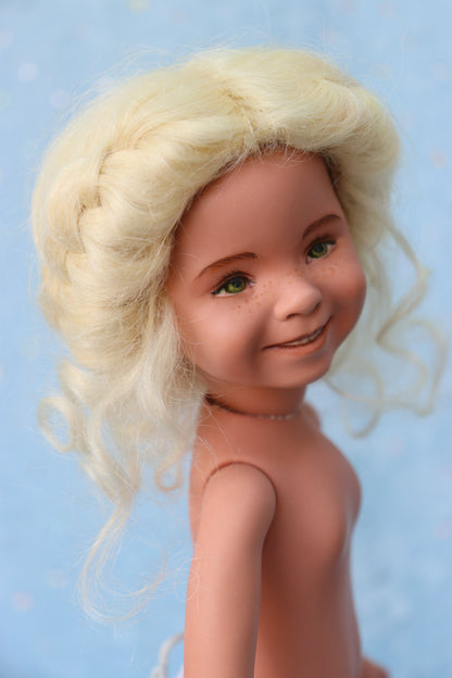 Carlie  - OOAK - 11" Porcelain Doll - from Dianna Effner mold - MAFD