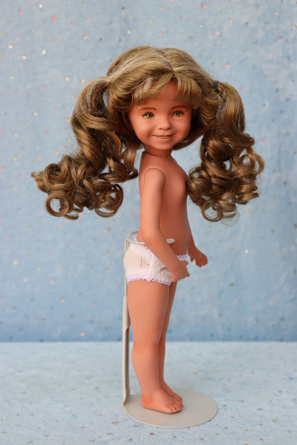 Carlie  - OOAK - 11" Porcelain Doll - from Dianna Effner mold - MAFD