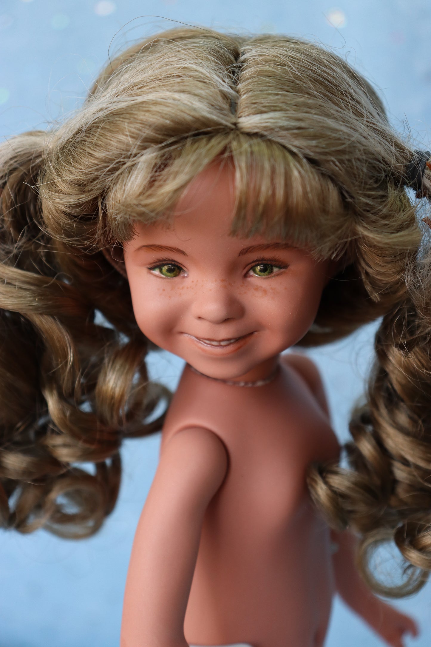 Carlie  - OOAK - 11" Porcelain Doll - from Dianna Effner mold - MAFD