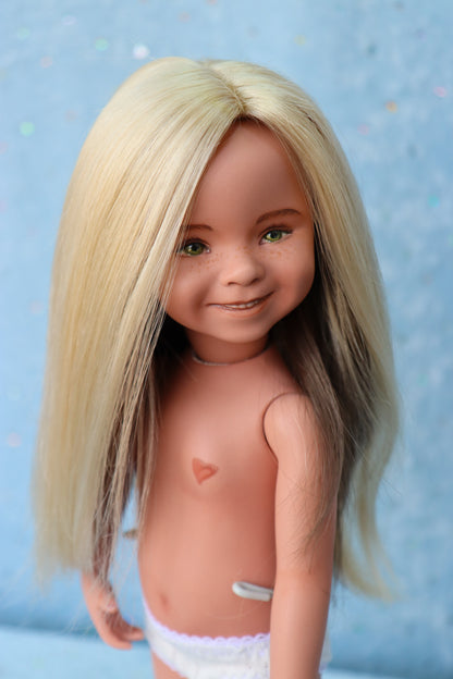 Carlie  - OOAK - 11" Porcelain Doll - from Dianna Effner mold - MAFD