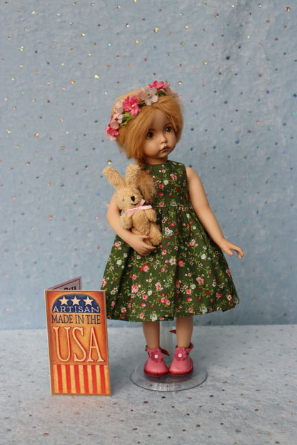 Emily - OOAK - 11" Porcelain Doll - from Dianna Effner mold - MAFD