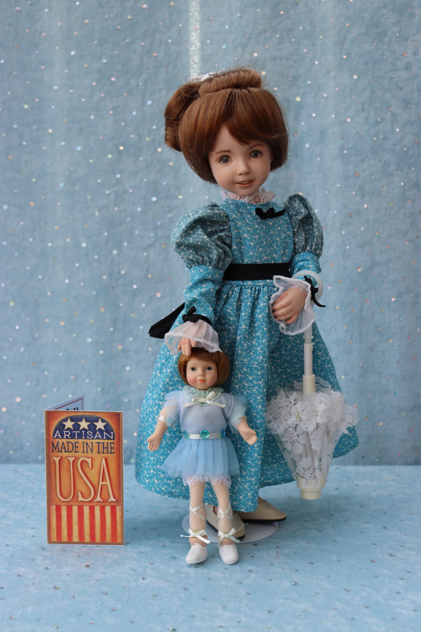 Josie - OOAK - 12" Porcelain Doll - from Dianna Effner Expressions mold - MAFD