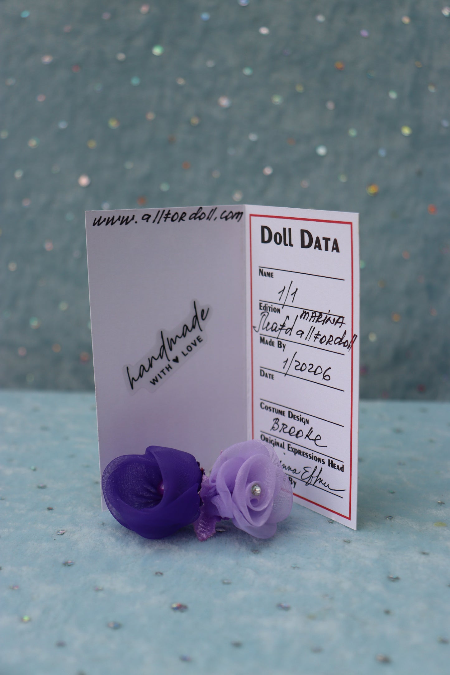 Brooke - OOAK - 11" Porcelain Doll - from Dianna Effner Expressions mold - MAFD