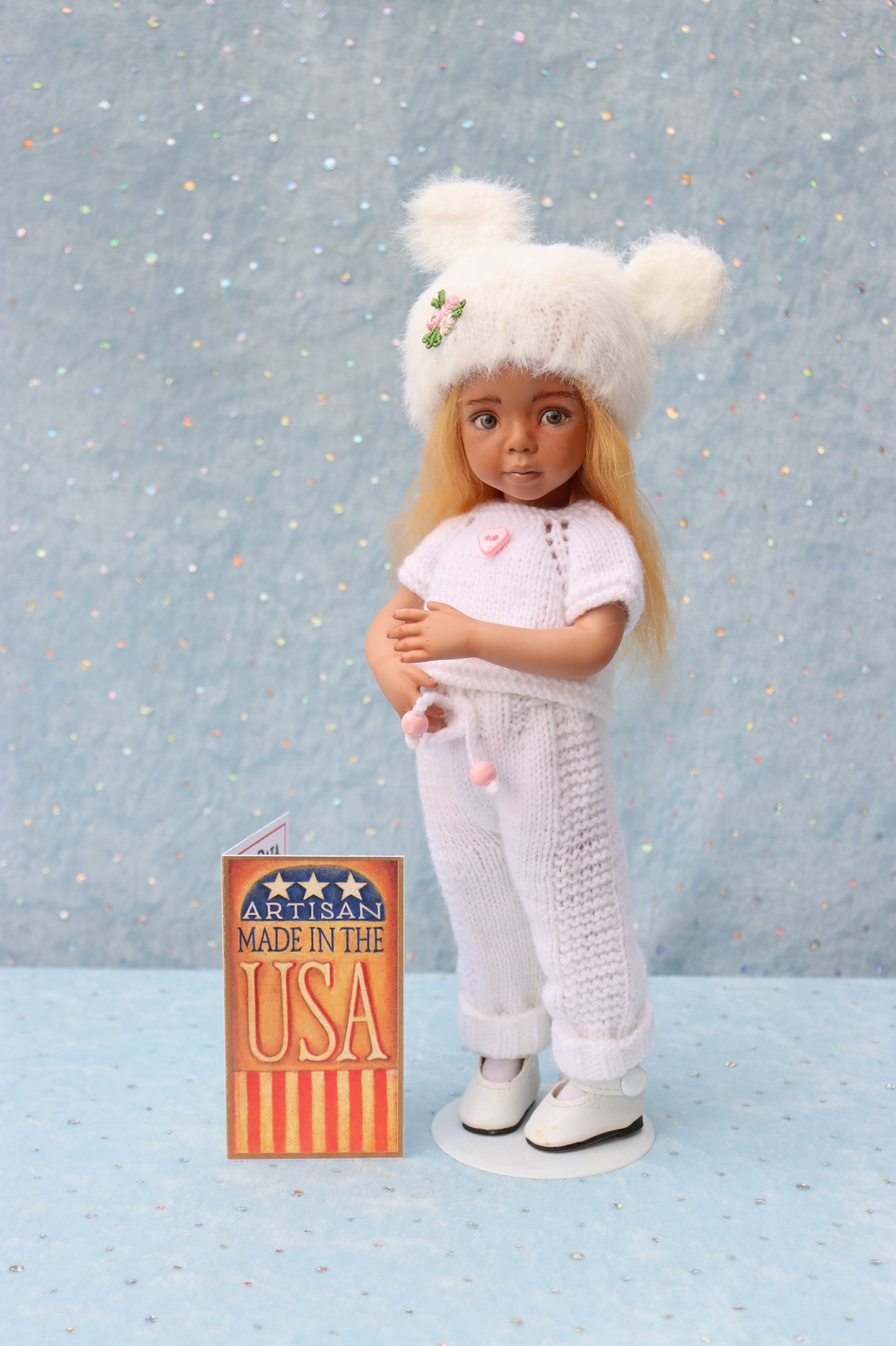 Portrait # 9 - OOAK - 11" Porcelain Doll - from Dianna Effner Expressions mold - MAFD