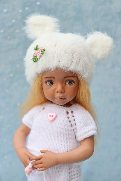 Portrait # 9 - OOAK - 11" Porcelain Doll - from Dianna Effner Expressions mold - MAFD