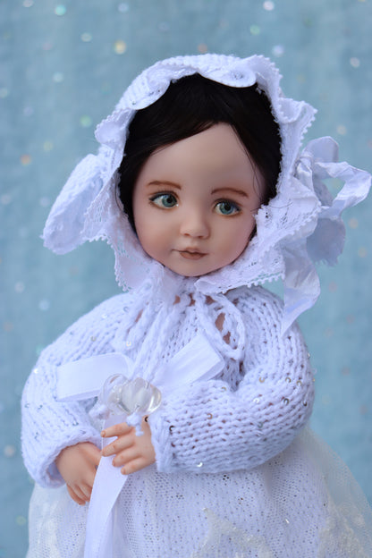Allison - OOAK - 11" Porcelain Doll - from Dianna Effner Expressions mold - MAFD