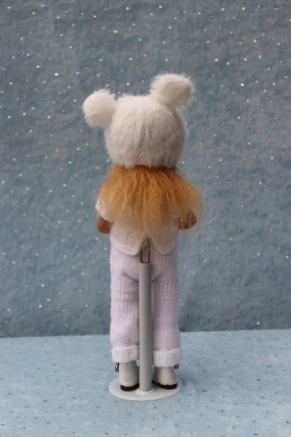 Portrait # 9 - OOAK - 11" Porcelain Doll - from Dianna Effner Expressions mold - MAFD