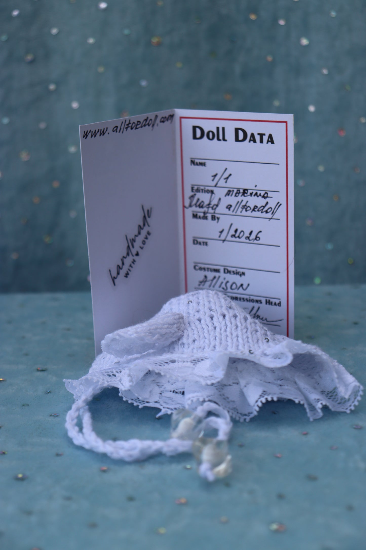 Allison - OOAK - 11" Porcelain Doll - from Dianna Effner Expressions mold - MAFD