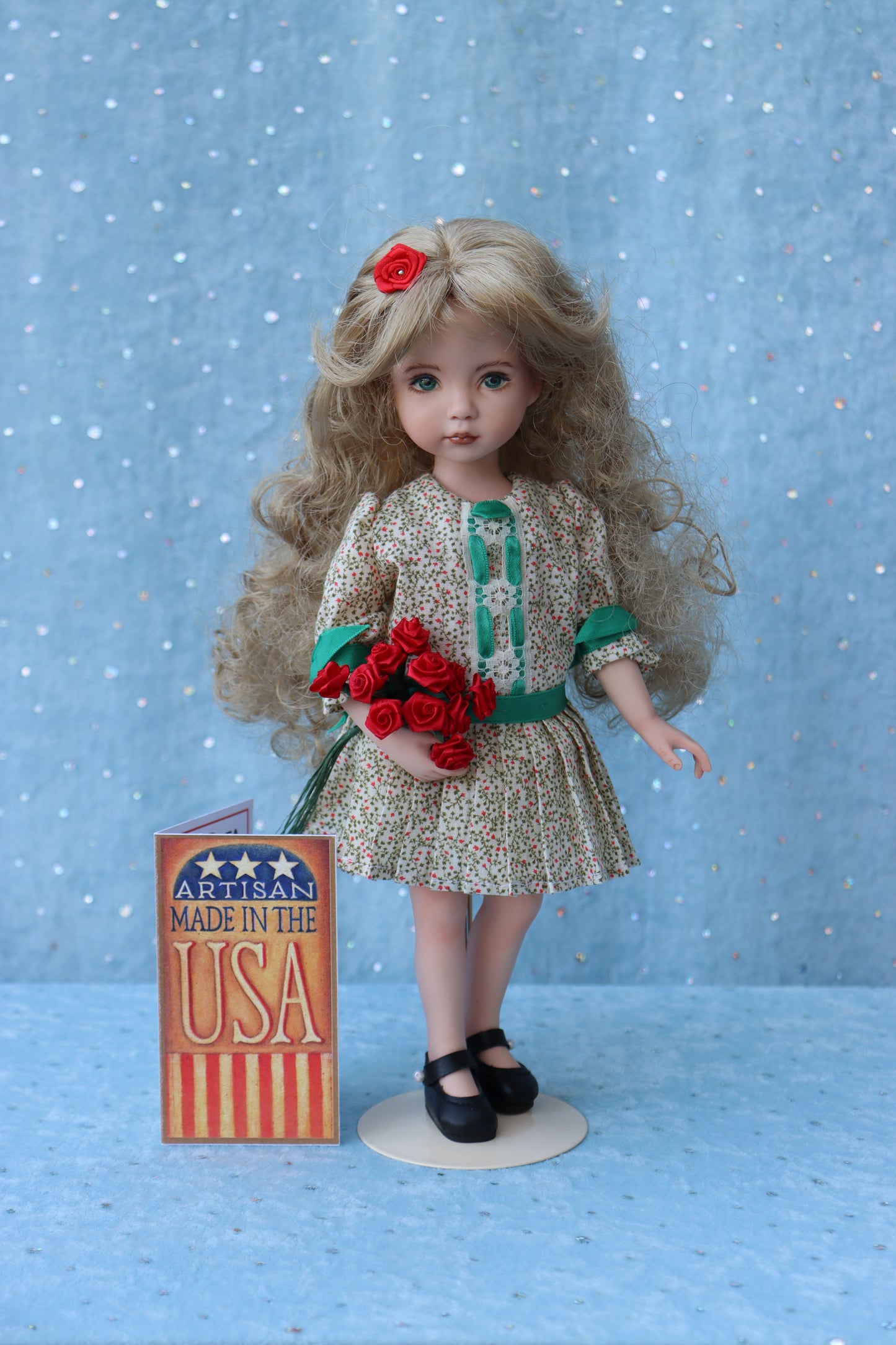 Little Darling # 1 - OOAK - 11" Porcelain Doll - from Dianna Effner Expressions mold - MAFD