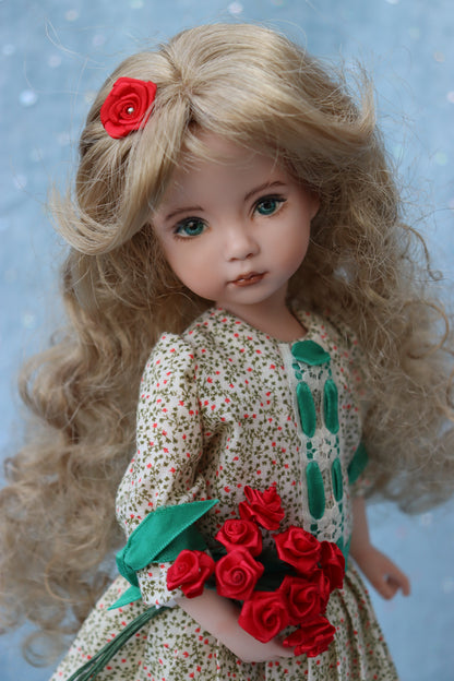 Little Darling # 1 - OOAK - 11" Porcelain Doll - from Dianna Effner Expressions mold - MAFD