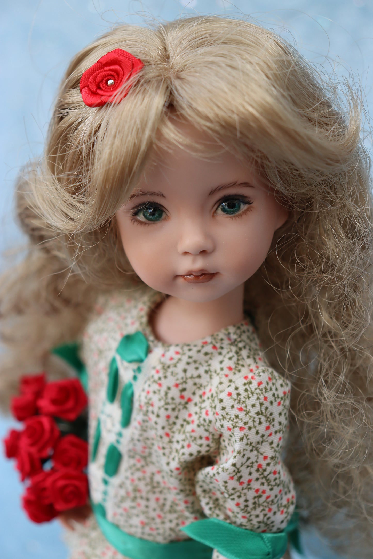 Little Darling # 1 - OOAK - 11" Porcelain Doll - from Dianna Effner Expressions mold - MAFD