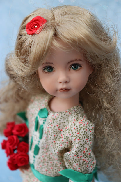 Little Darling # 1 - OOAK - 11" Porcelain Doll - from Dianna Effner Expressions mold - MAFD