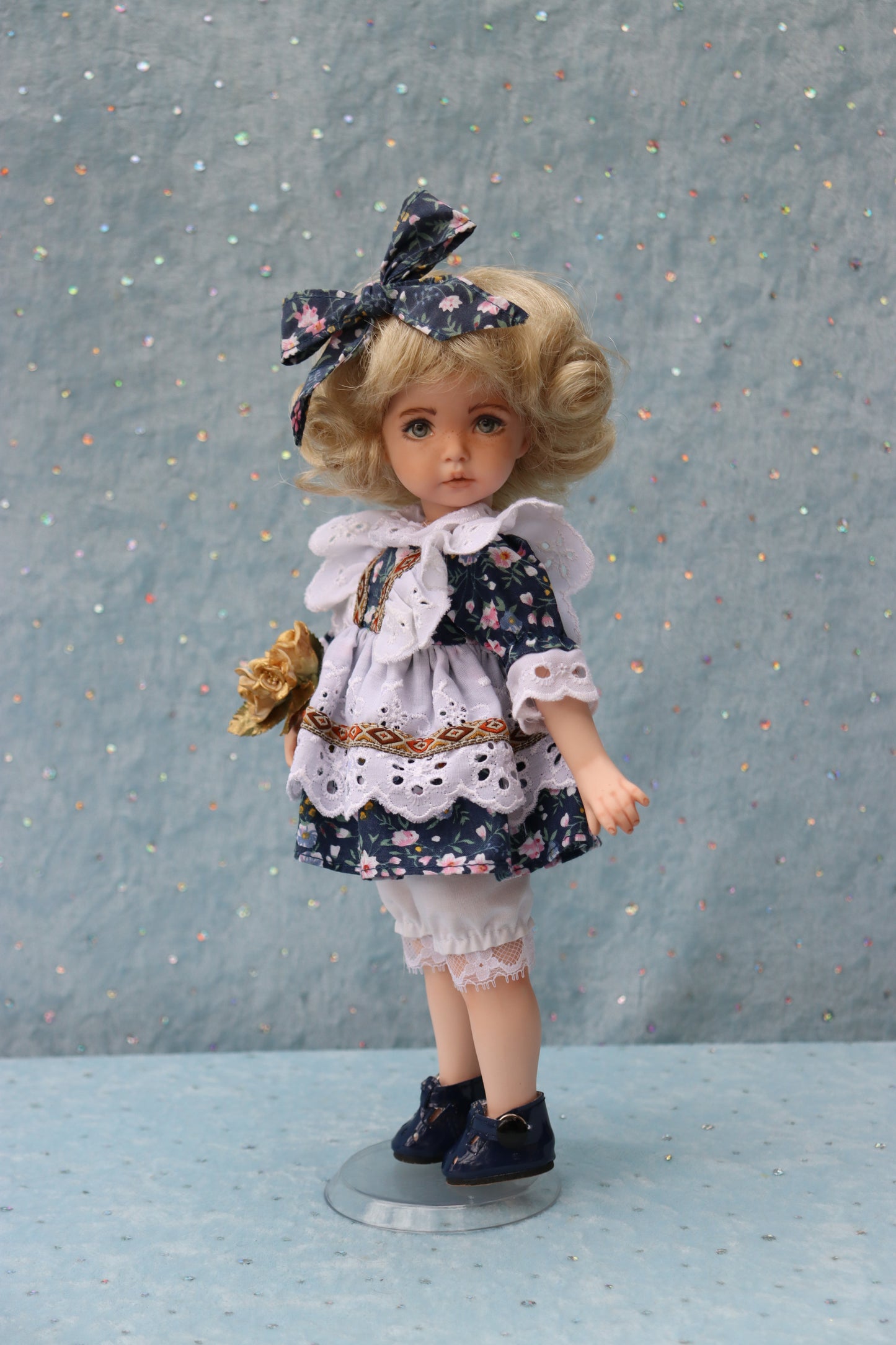 Little Lou - OOAK - 11" Porcelain Doll - from Dianna Effner Expressions mold - MAFD