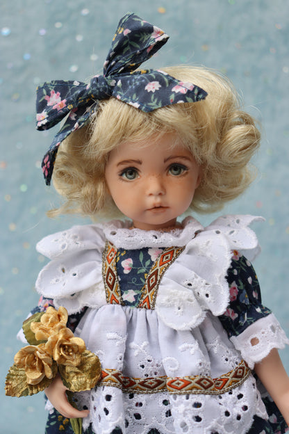 Little Lou - OOAK - 11" Porcelain Doll - from Dianna Effner Expressions mold - MAFD