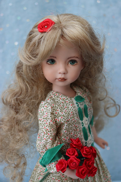 Little Darling # 1 - OOAK - 11" Porcelain Doll - from Dianna Effner Expressions mold - MAFD