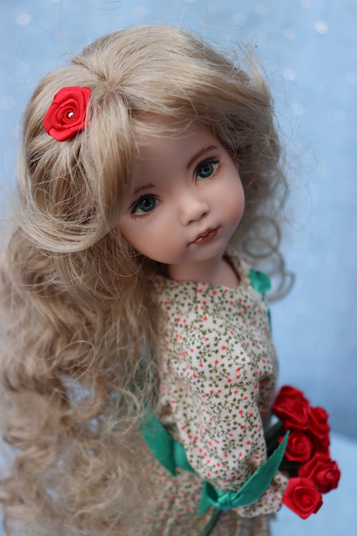 Little Darling # 1 - OOAK - 11" Porcelain Doll - from Dianna Effner Expressions mold - MAFD
