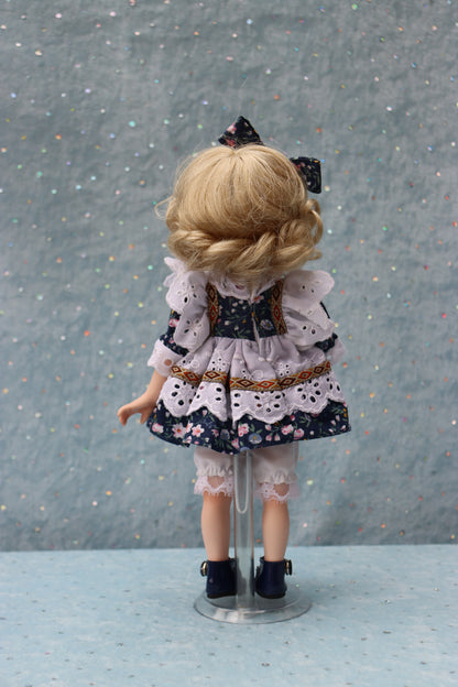 Little Lou - OOAK - 11" Porcelain Doll - from Dianna Effner Expressions mold - MAFD