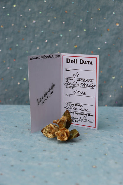 Little Lou - OOAK - 11" Porcelain Doll - from Dianna Effner Expressions mold - MAFD