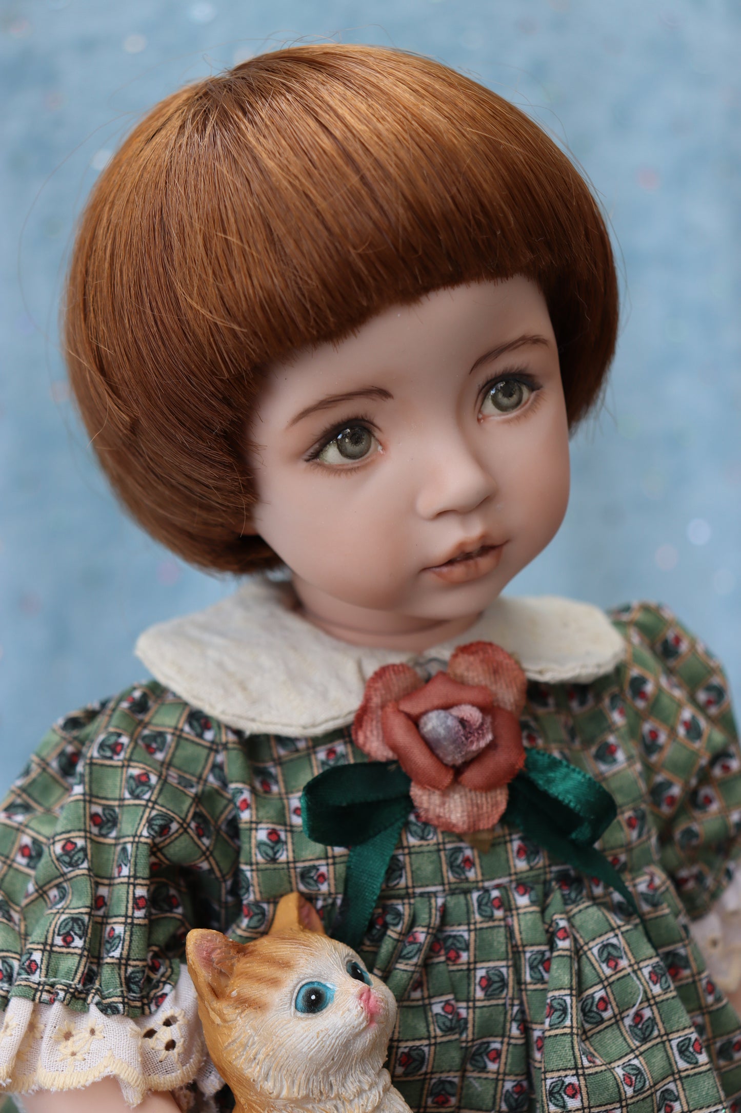 Brooke - OOAK - 14" Porcelain Doll - from Dianna Effner Expressions mold - MAFD