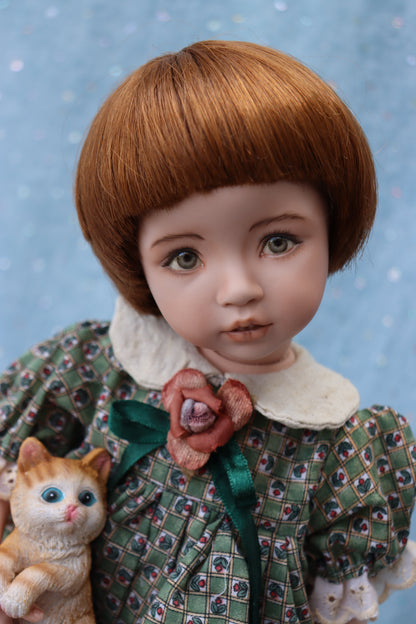 Brooke - OOAK - 14" Porcelain Doll - from Dianna Effner Expressions mold - MAFD