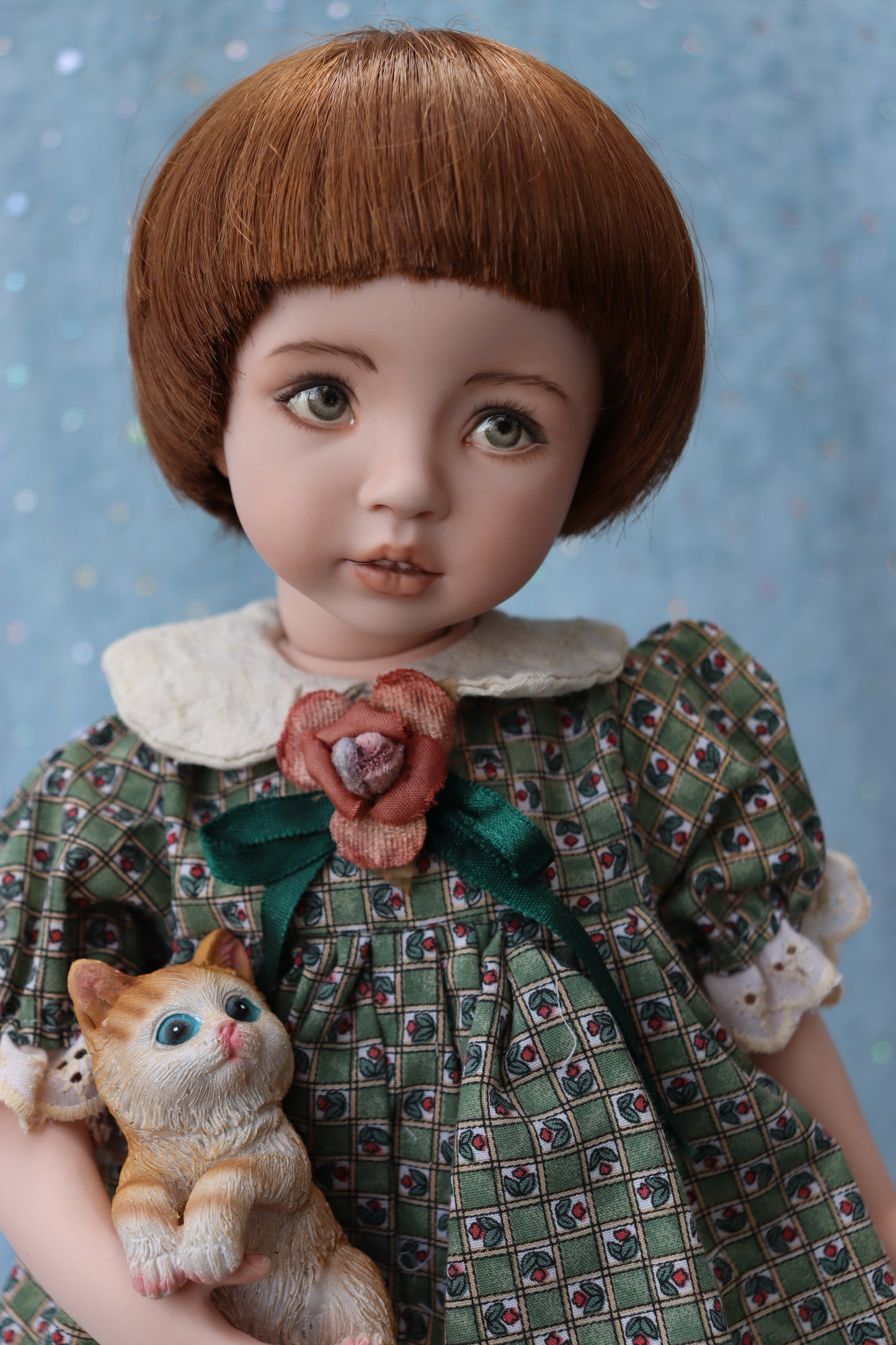 Brooke - OOAK - 14" Porcelain Doll - from Dianna Effner Expressions mold - MAFD