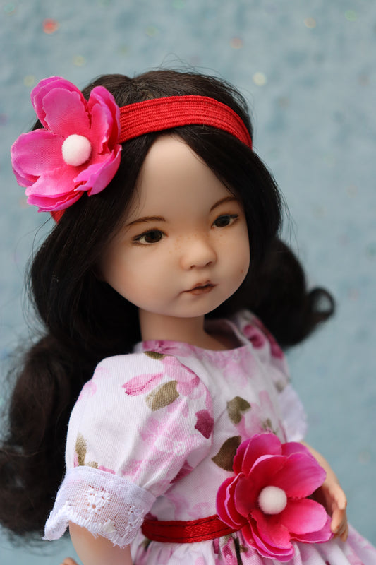 Little Darling #2- OOAK - 11" Porcelain Doll -from Dianna Effner mold- MAFD