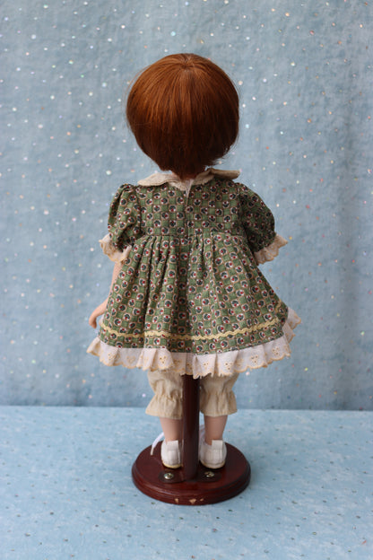 Brooke - OOAK - 14" Porcelain Doll - from Dianna Effner Expressions mold - MAFD