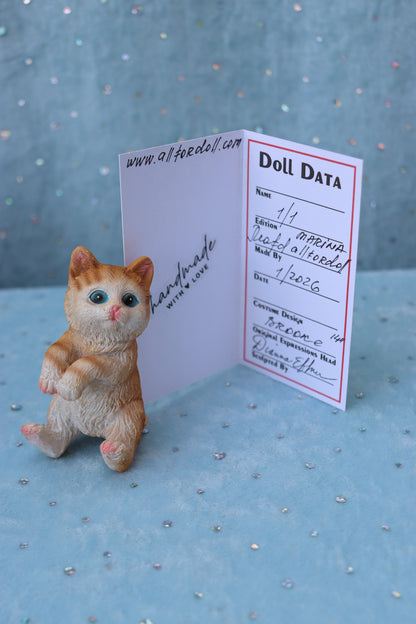 Brooke - OOAK - 14" Porcelain Doll - from Dianna Effner Expressions mold - MAFD