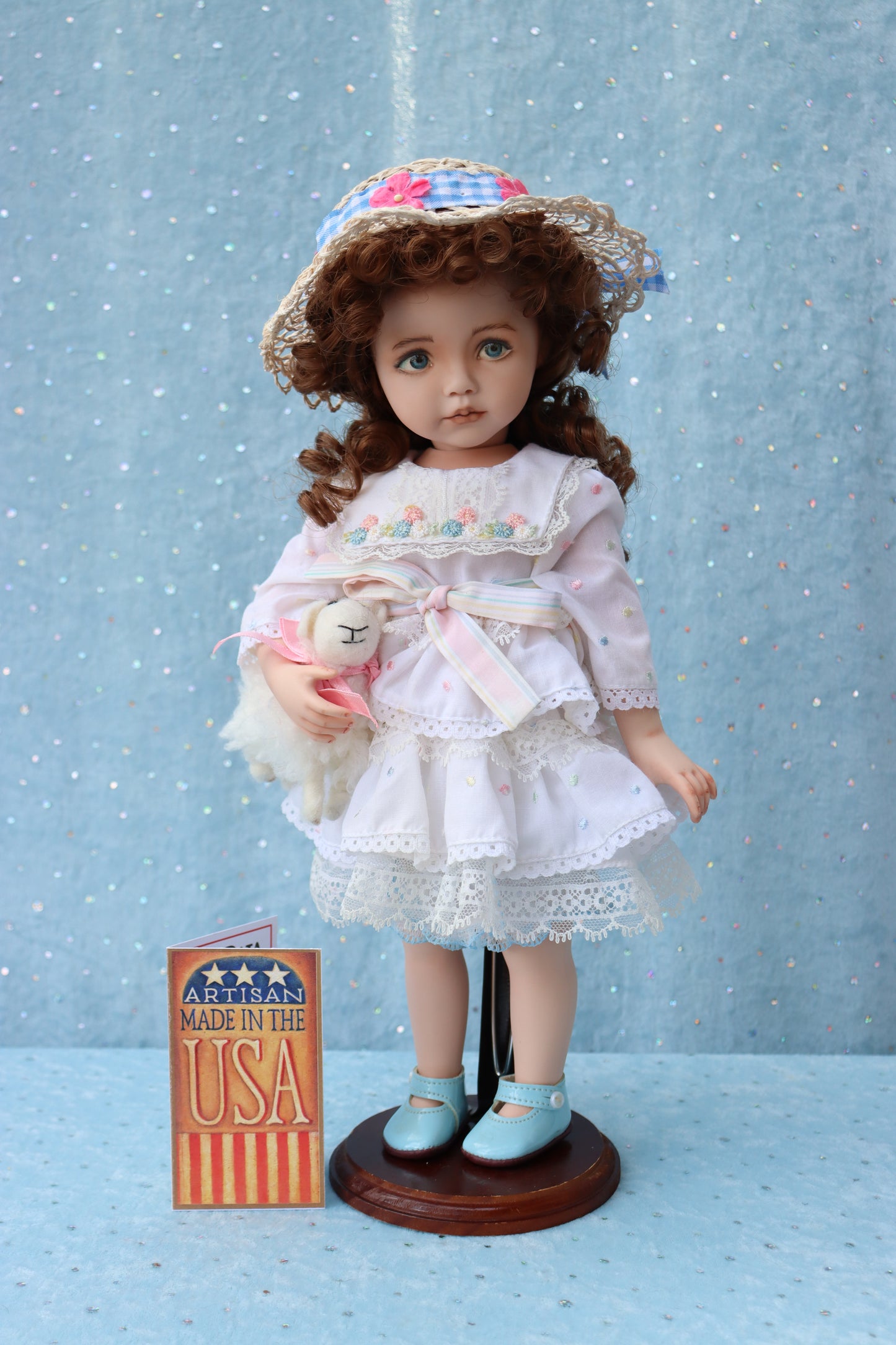 Portrait #10 - OOAK - 14" Porcelain Doll - from Dianna Effner Expressions mold - MAFD