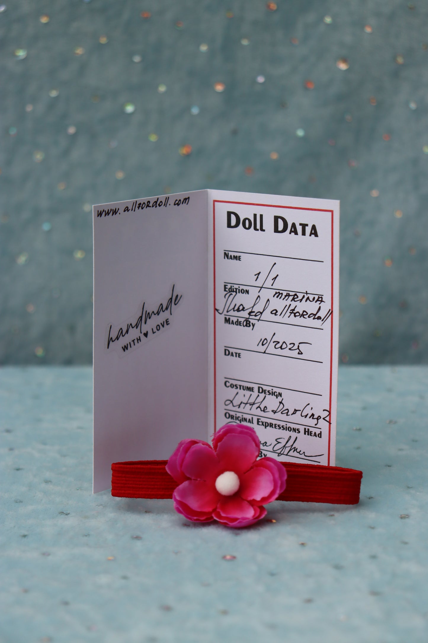 Little Darling #2- OOAK - 11" Porcelain Doll -from Dianna Effner mold- MAFD