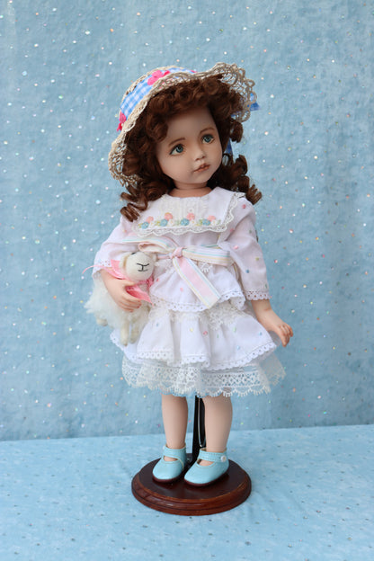 Portrait #10 - OOAK - 14" Porcelain Doll - from Dianna Effner Expressions mold - MAFD