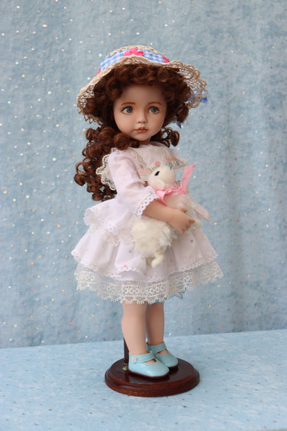 Portrait #10 - OOAK - 14" Porcelain Doll - from Dianna Effner Expressions mold - MAFD