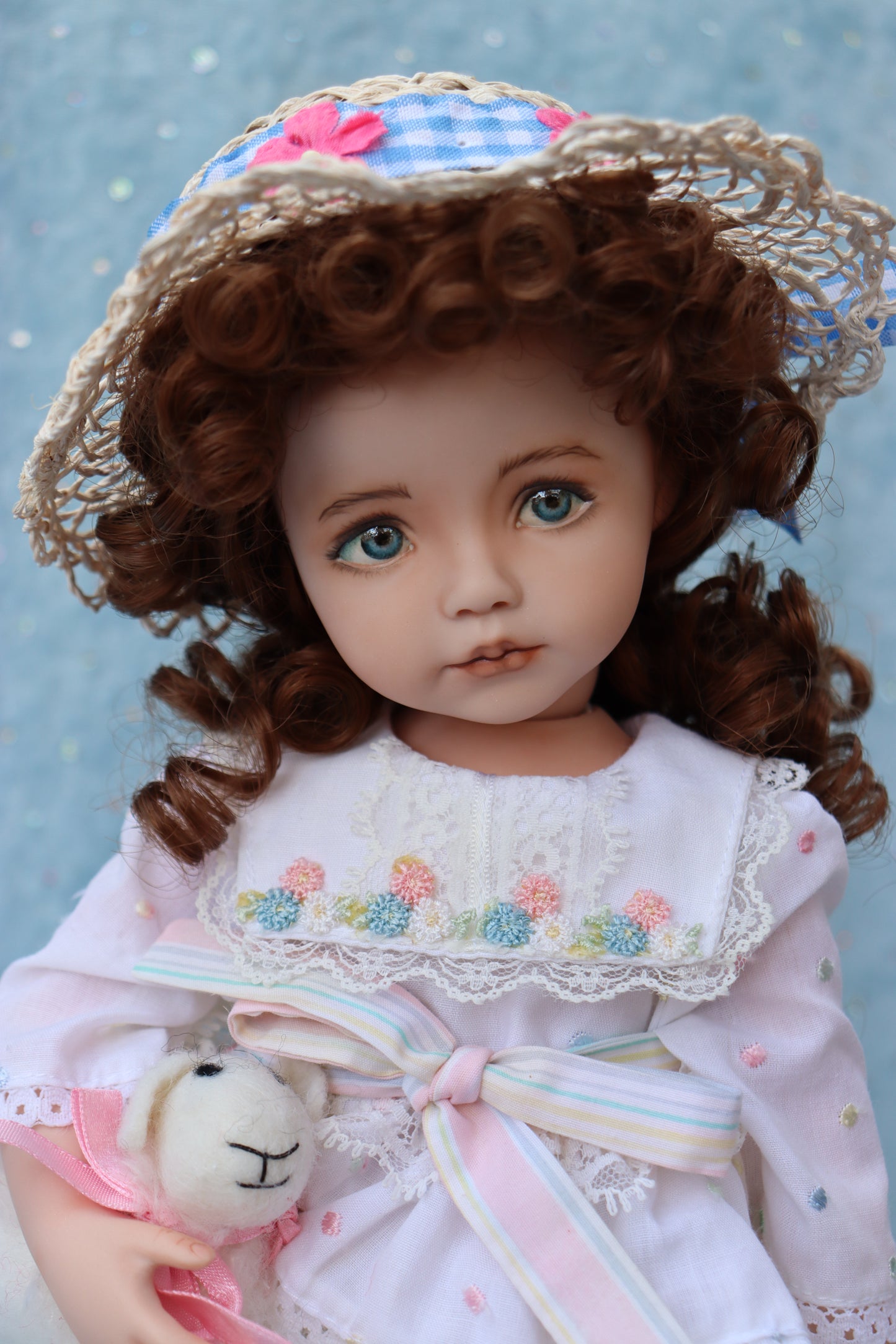 Portrait #10 - OOAK - 14" Porcelain Doll - from Dianna Effner Expressions mold - MAFD
