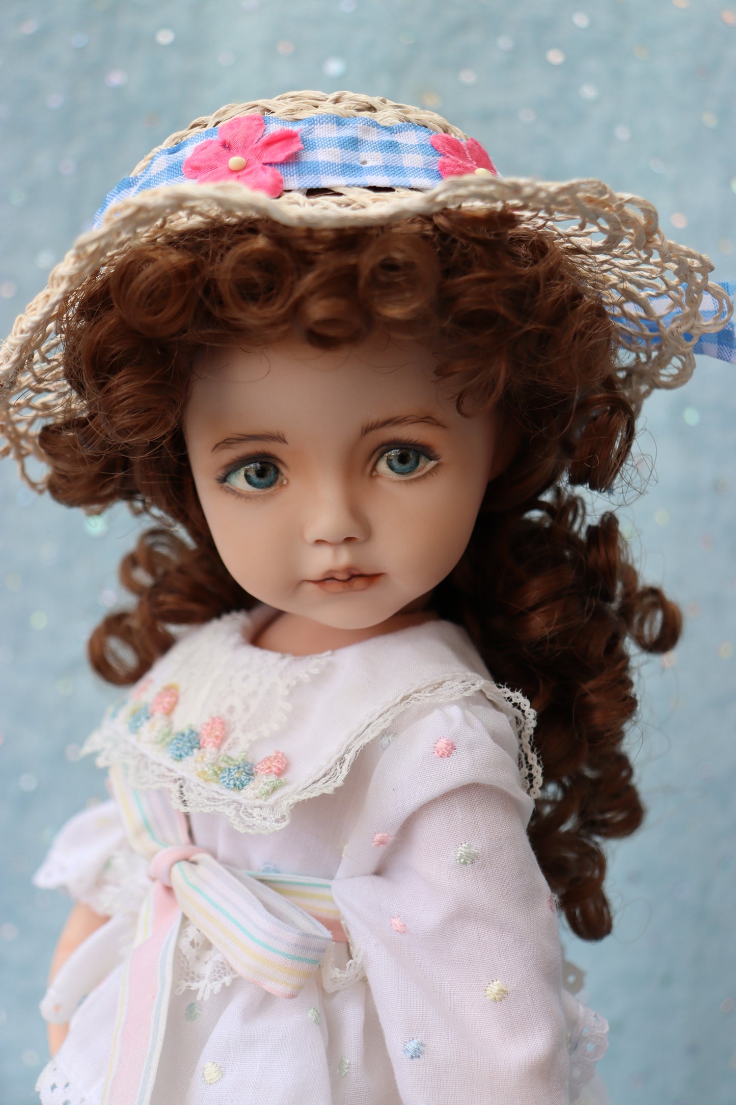 Portrait #10 - OOAK - 14" Porcelain Doll - from Dianna Effner Expressions mold - MAFD