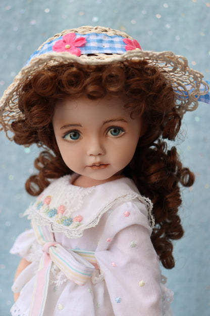 Portrait #10 - OOAK - 14" Porcelain Doll - from Dianna Effner Expressions mold - MAFD