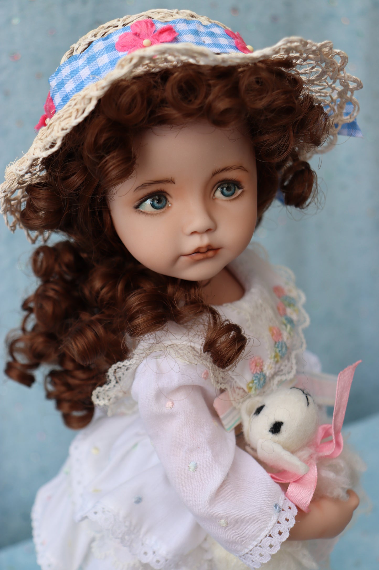 Portrait #10 - OOAK - 14" Porcelain Doll - from Dianna Effner Expressions mold - MAFD