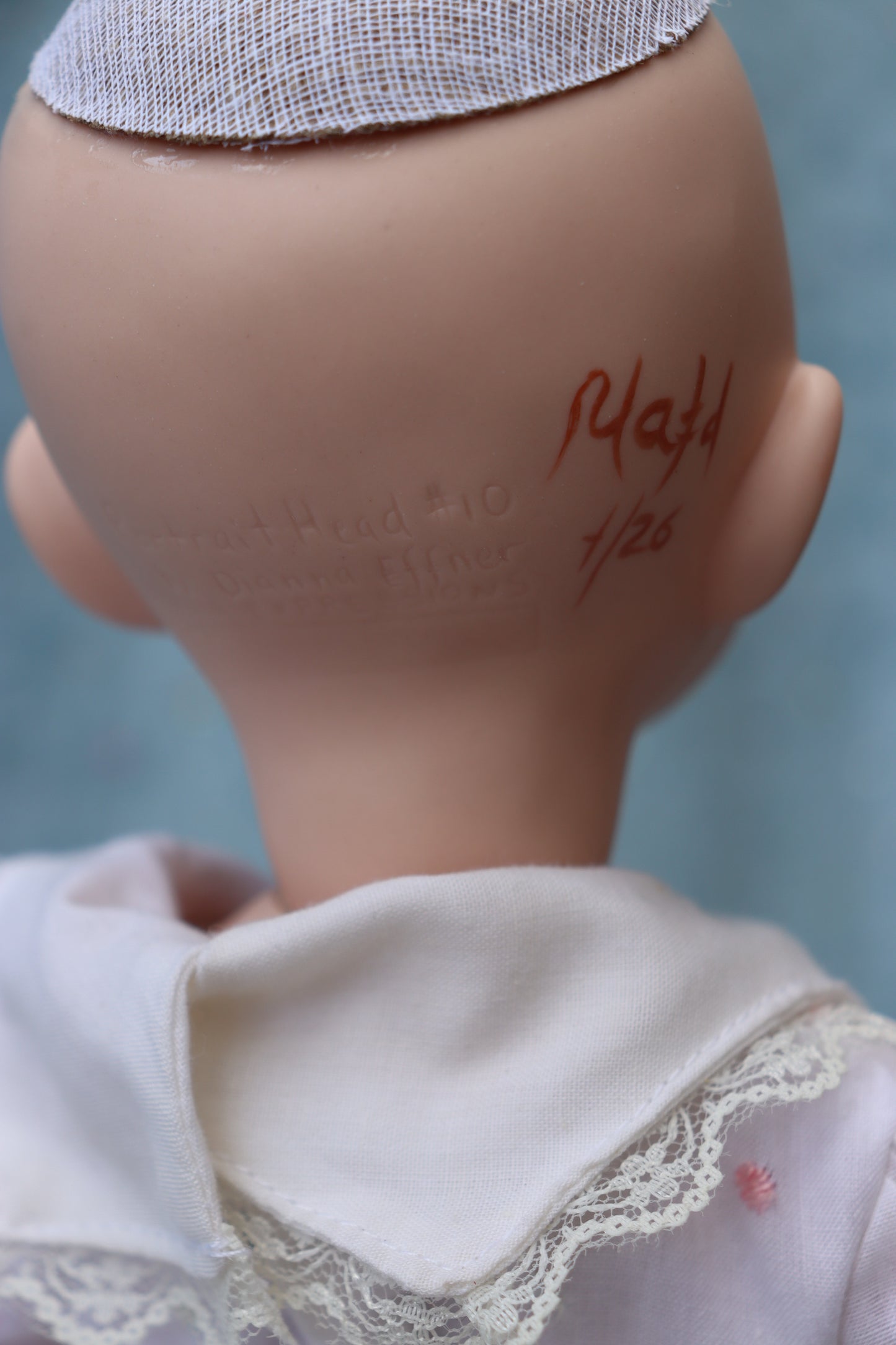 Portrait #10 - OOAK - 14" Porcelain Doll - from Dianna Effner Expressions mold - MAFD