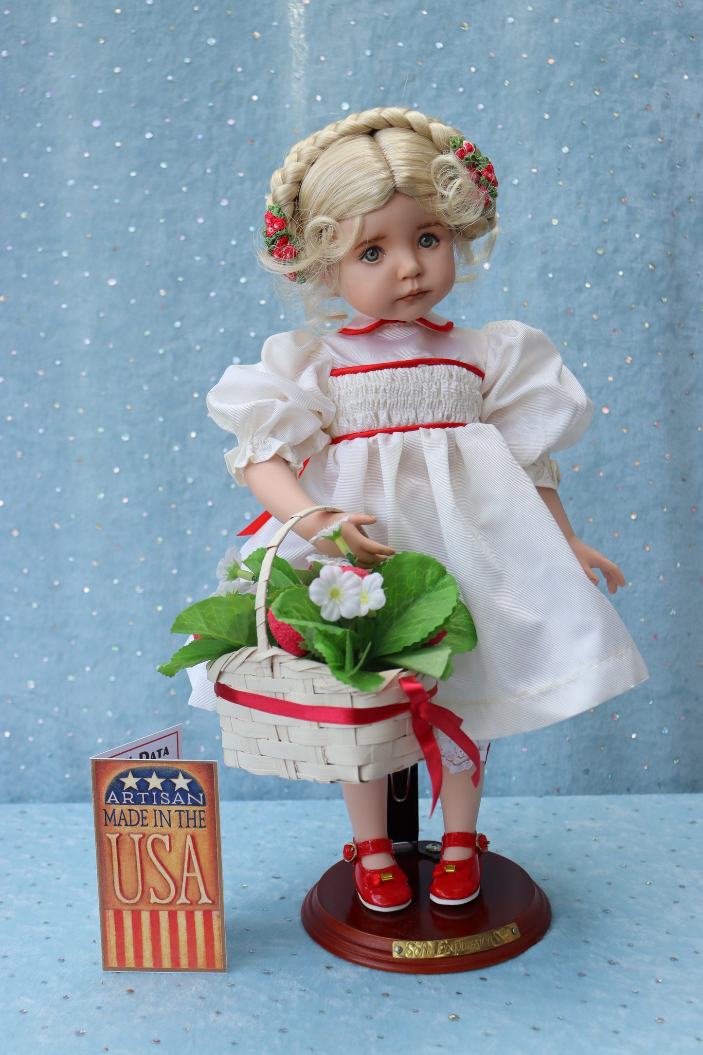 Kayla - OOAK - 14" Porcelain Doll - from Dianna Effner Expressions mold - MAFD