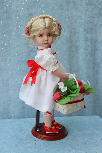 Kayla - OOAK - 14" Porcelain Doll - from Dianna Effner Expressions mold - MAFD