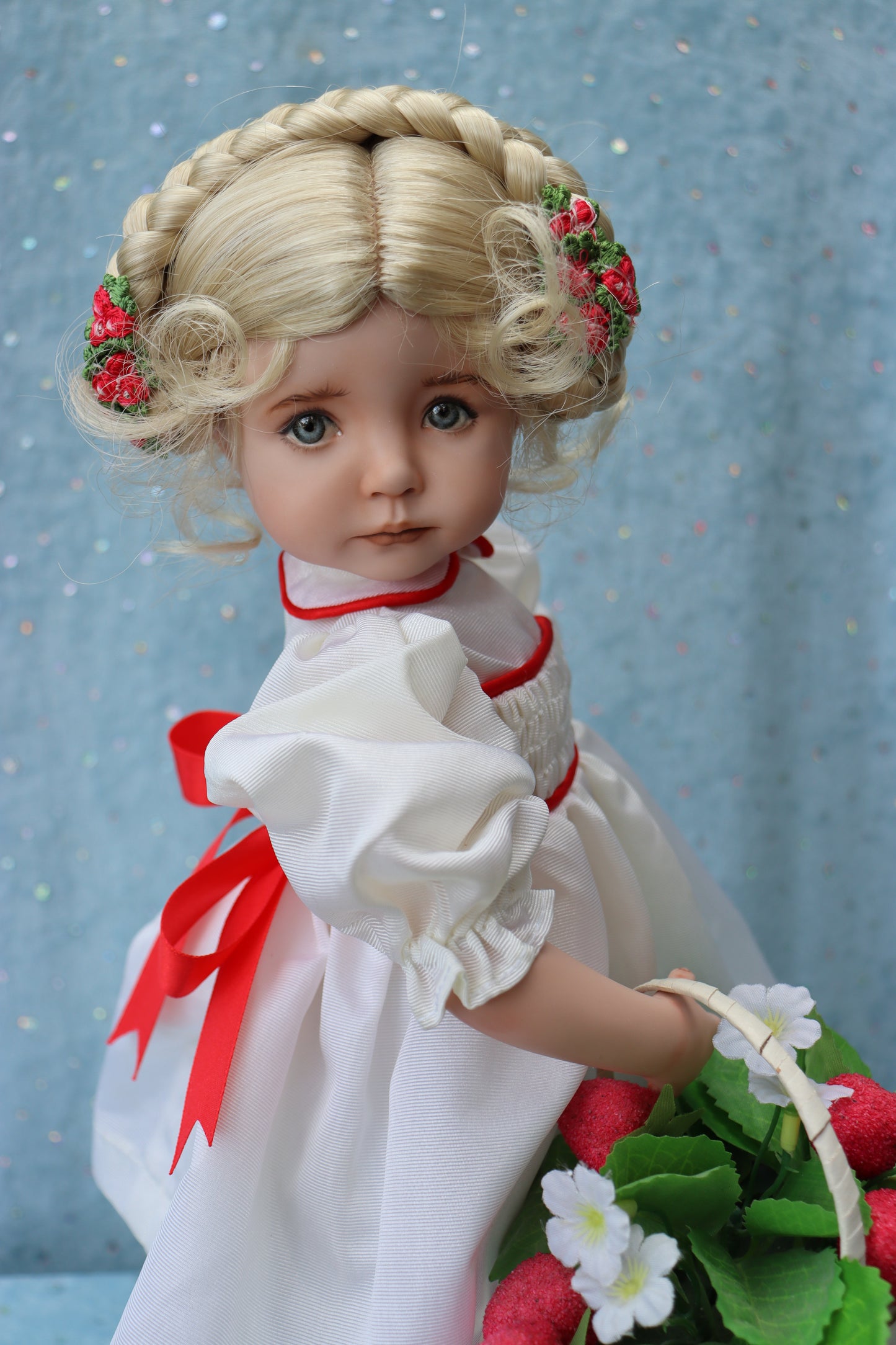 Kayla - OOAK - 14" Porcelain Doll - from Dianna Effner Expressions mold - MAFD