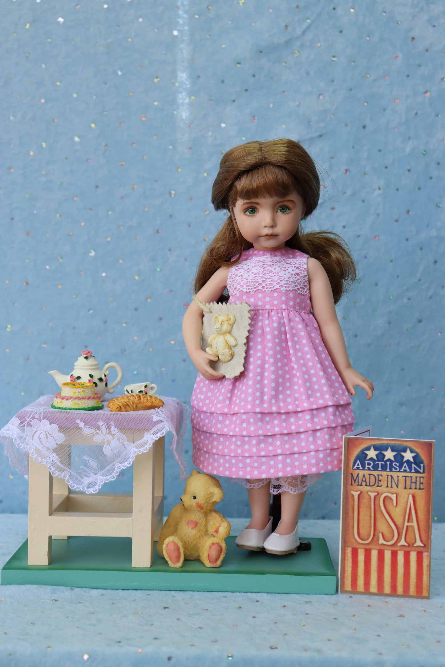 Kayla - OOAK - 11" Porcelain Doll - from Dianna Effner mold - MAFD