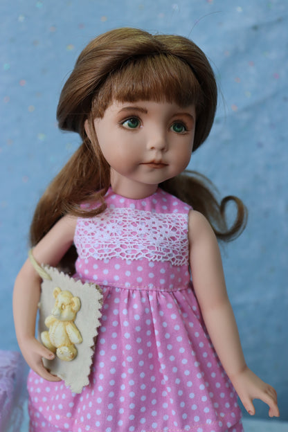 Kayla - OOAK - 11" Porcelain Doll - from Dianna Effner mold - MAFD