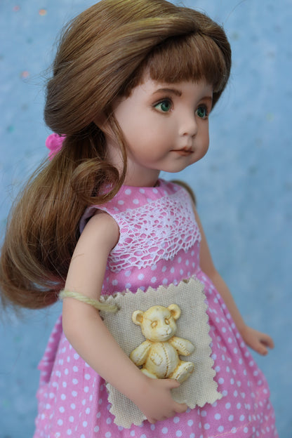 Kayla - OOAK - 11" Porcelain Doll - from Dianna Effner mold - MAFD
