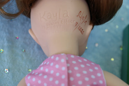 Kayla - OOAK - 11" Porcelain Doll - from Dianna Effner mold - MAFD