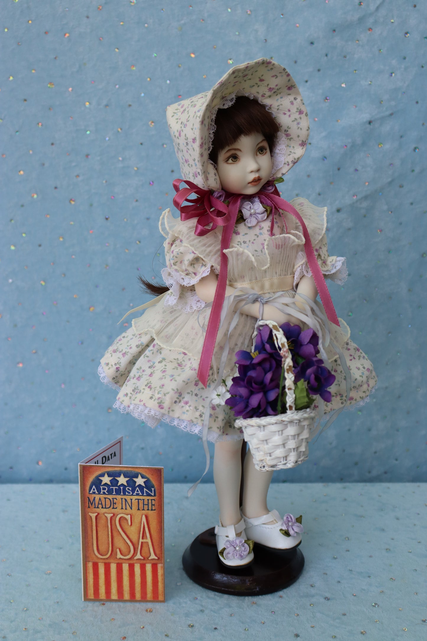 Madeline - OOAK - 12" Porcelain Doll - from Dianna Effner mold - MAFD