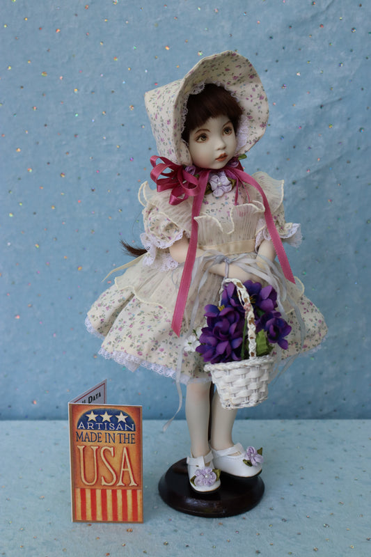 Madeline - OOAK - 12" Porcelain Doll - from Dianna Effner mold - MAFD