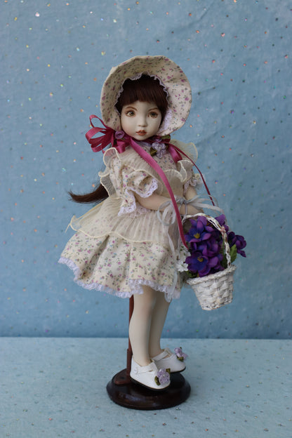 Madeline - OOAK - 12" Porcelain Doll - from Dianna Effner mold - MAFD