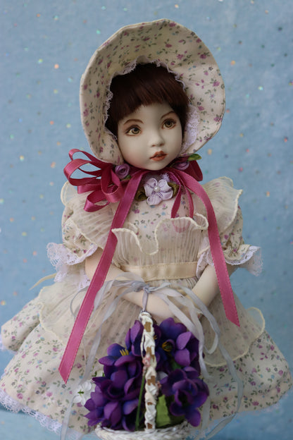 Madeline - OOAK - 12" Porcelain Doll - from Dianna Effner mold - MAFD