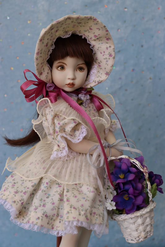 Madeline - OOAK - 12" Porcelain Doll - from Dianna Effner mold - MAFD